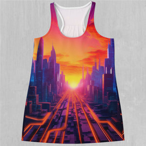 Neon Skyline Women's Tank Top