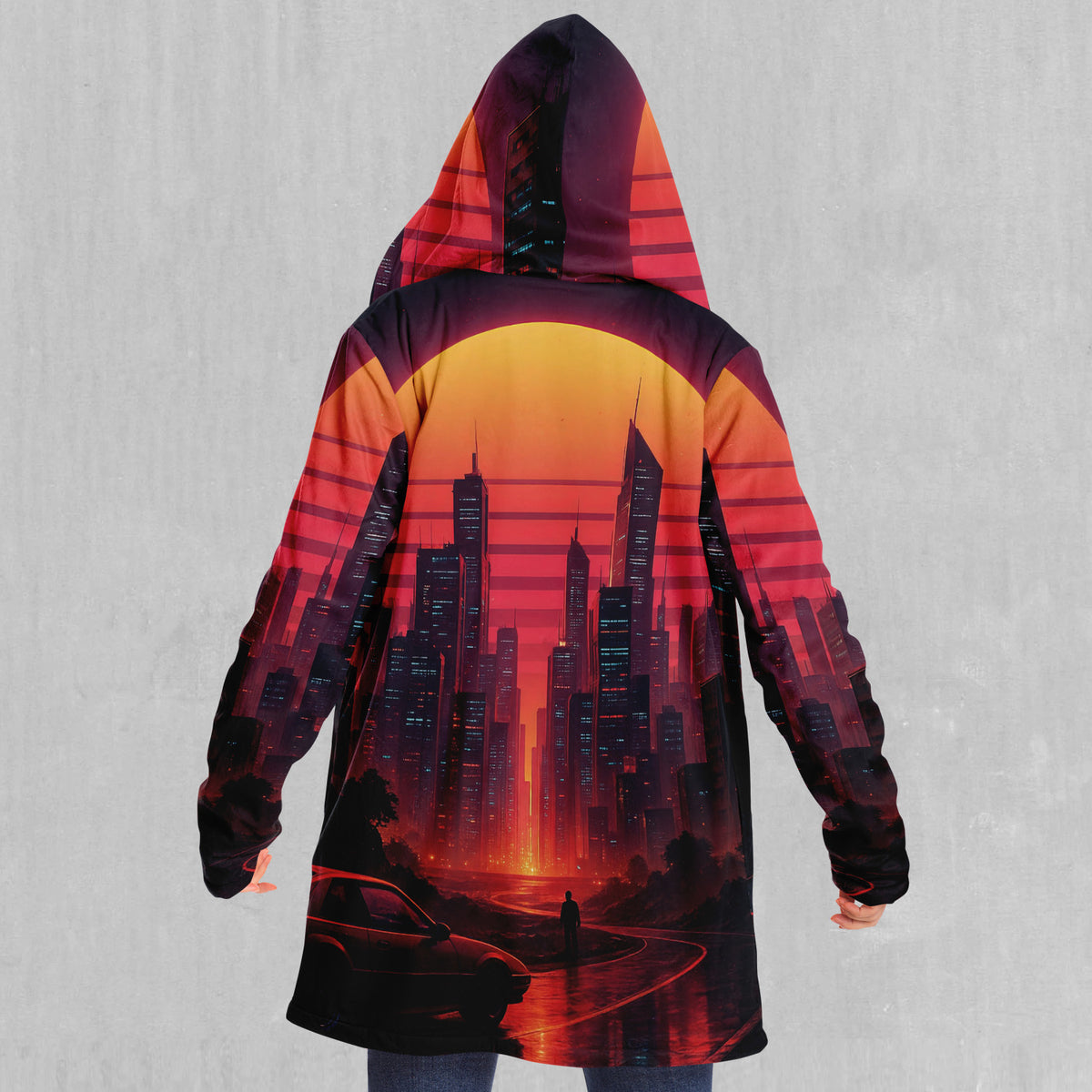 Neon Sunrise Cloak