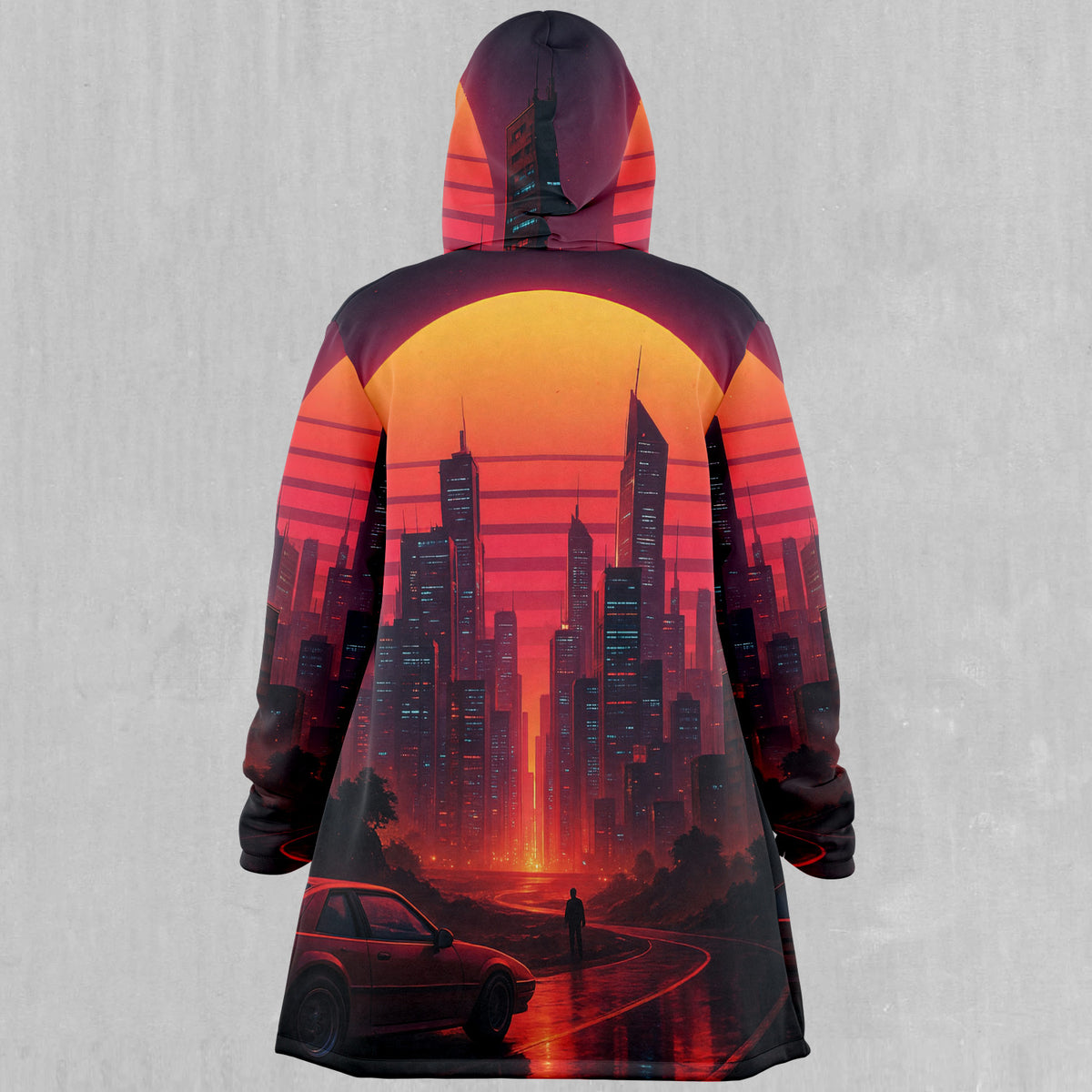 Neon Sunrise Cloak