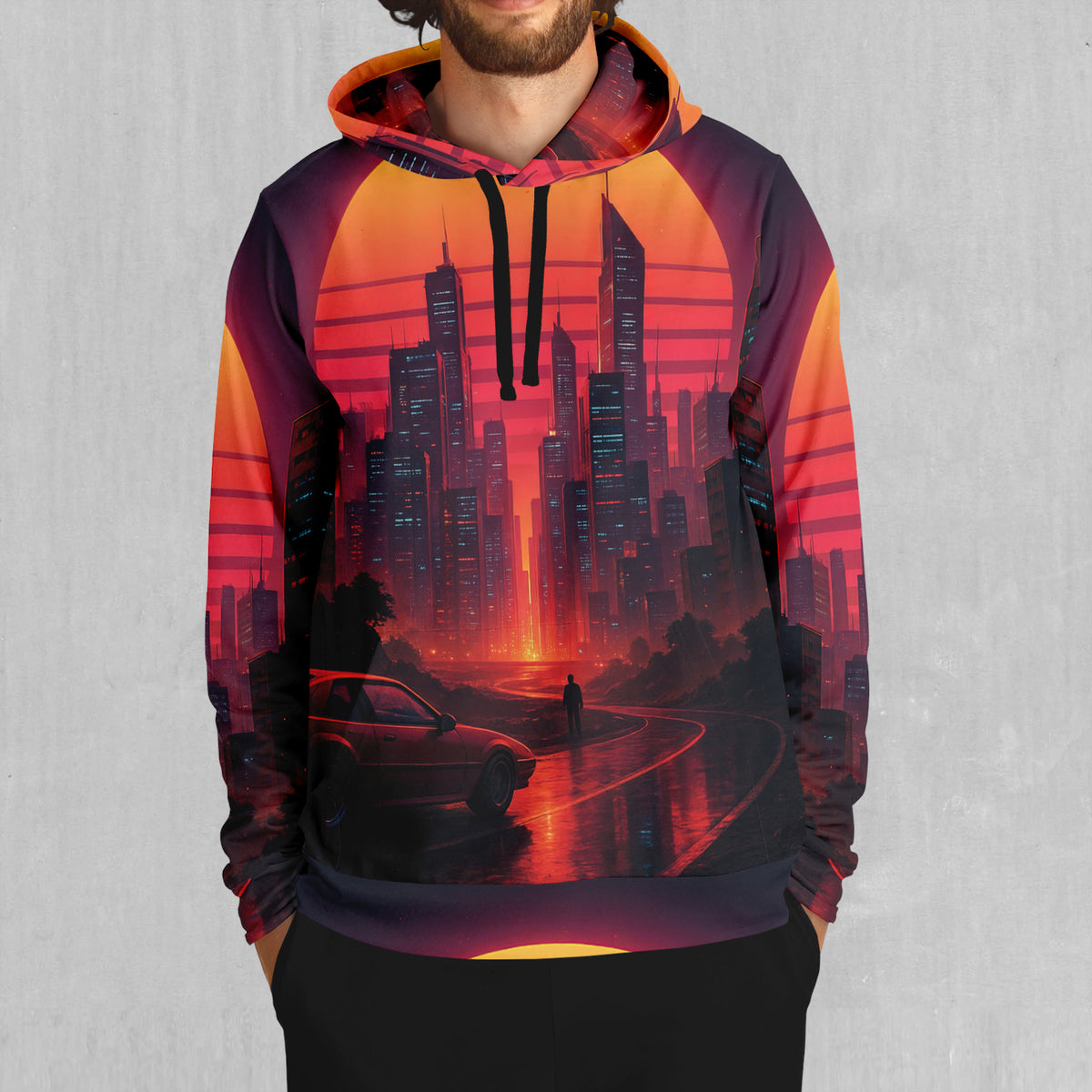 Neon Sunrise Hoodie