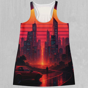 Neon Sunrise Women's Tank Top