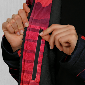 Nightfall Zip Up Cloak (Black Fur)