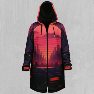 Nightfall Zip Up Cloak (Black Fur)