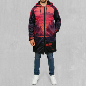 Nightfall Zip Up Cloak (Black Fur)