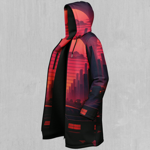 Nightfall Zip Up Cloak (Black Fur)