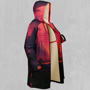 Nightfall Zip Up Cloak (White Fur)