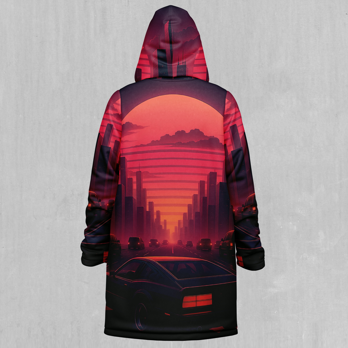 Nightfall Zip Up Cloak (White Fur)