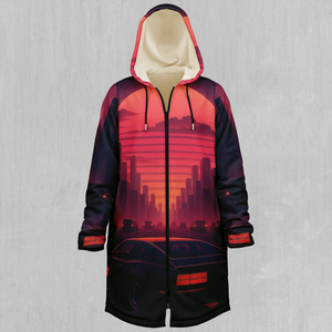 Nightfall Zip Up Cloak (White Fur)