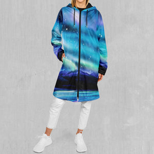 Northern Lights Zip Up Cloak (Black Fur)