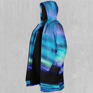 Northern Lights Zip Up Cloak (Black Fur)