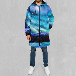 Northern Lights Zip Up Cloak (Black Fur)