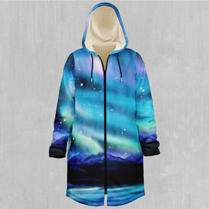 Northern Lights Zip Up Cloak (White Fur)