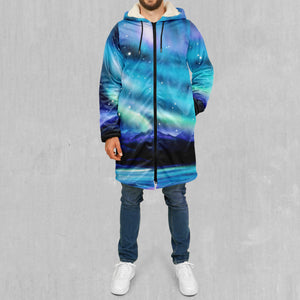 Northern Lights Zip Up Cloak (White Fur)