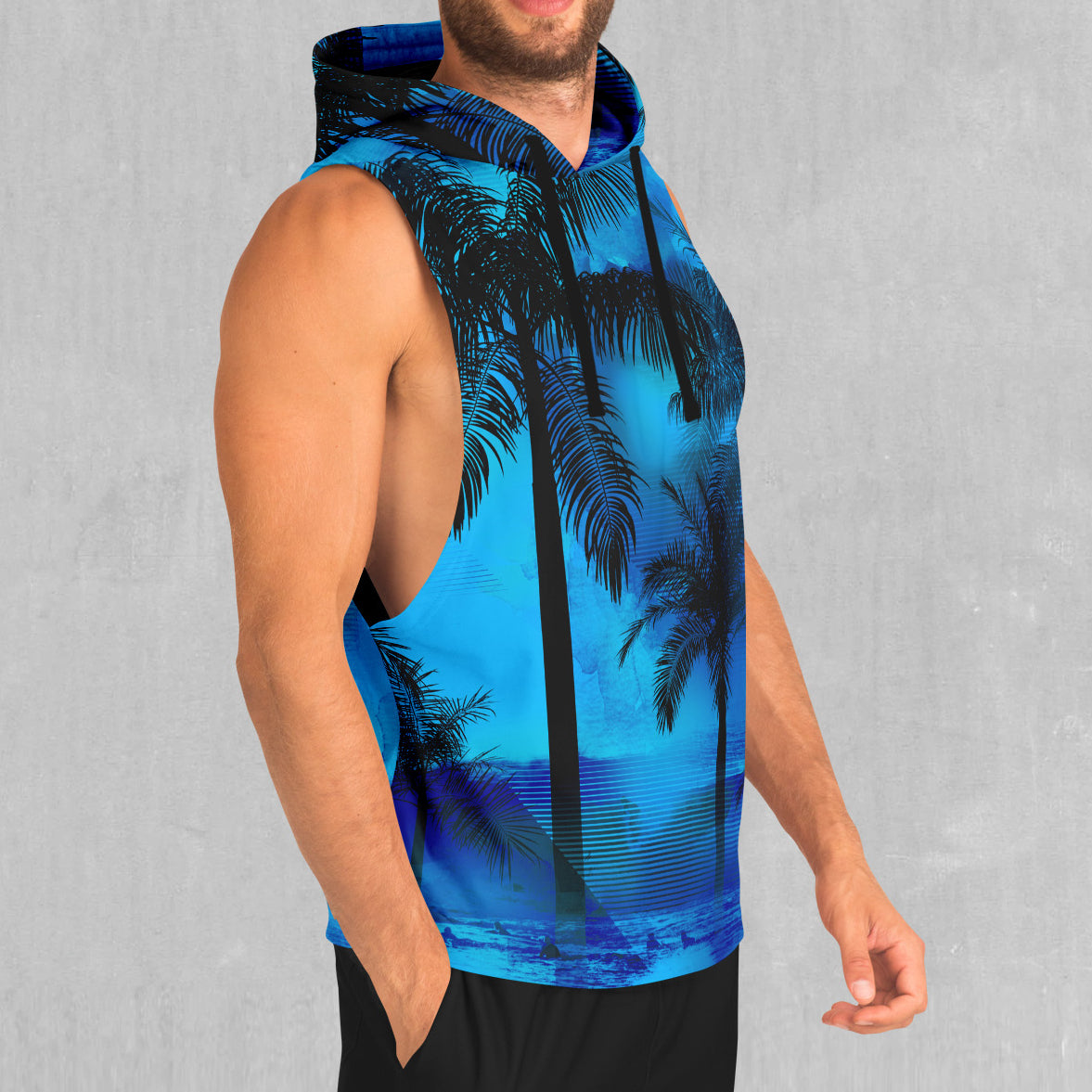 Oceania Coast Sleeveless Hoodie