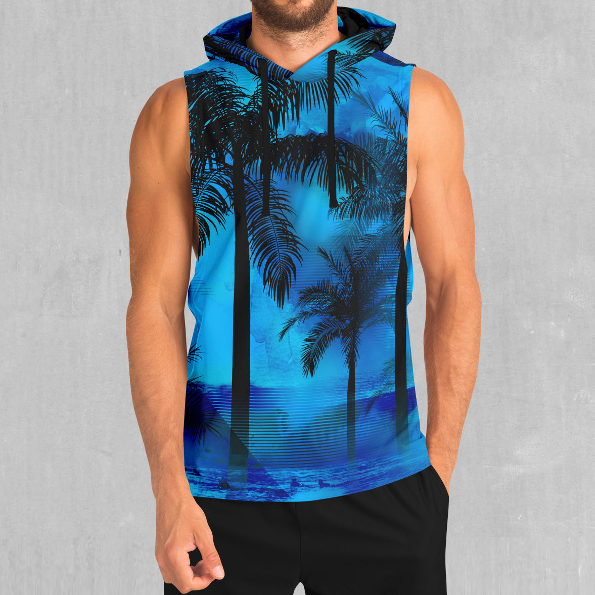 Oceania Coast Sleeveless Hoodie