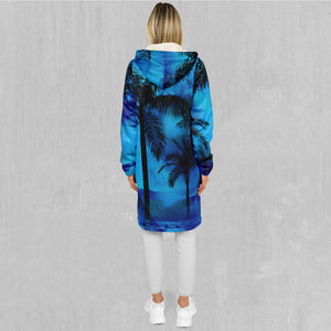 Oceania Coast Zip Up Cloak (White Fur)