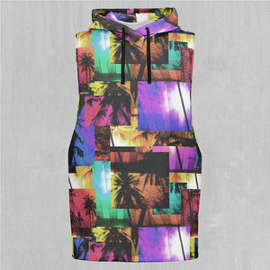 Paradise Collage Sleeveless Hoodie