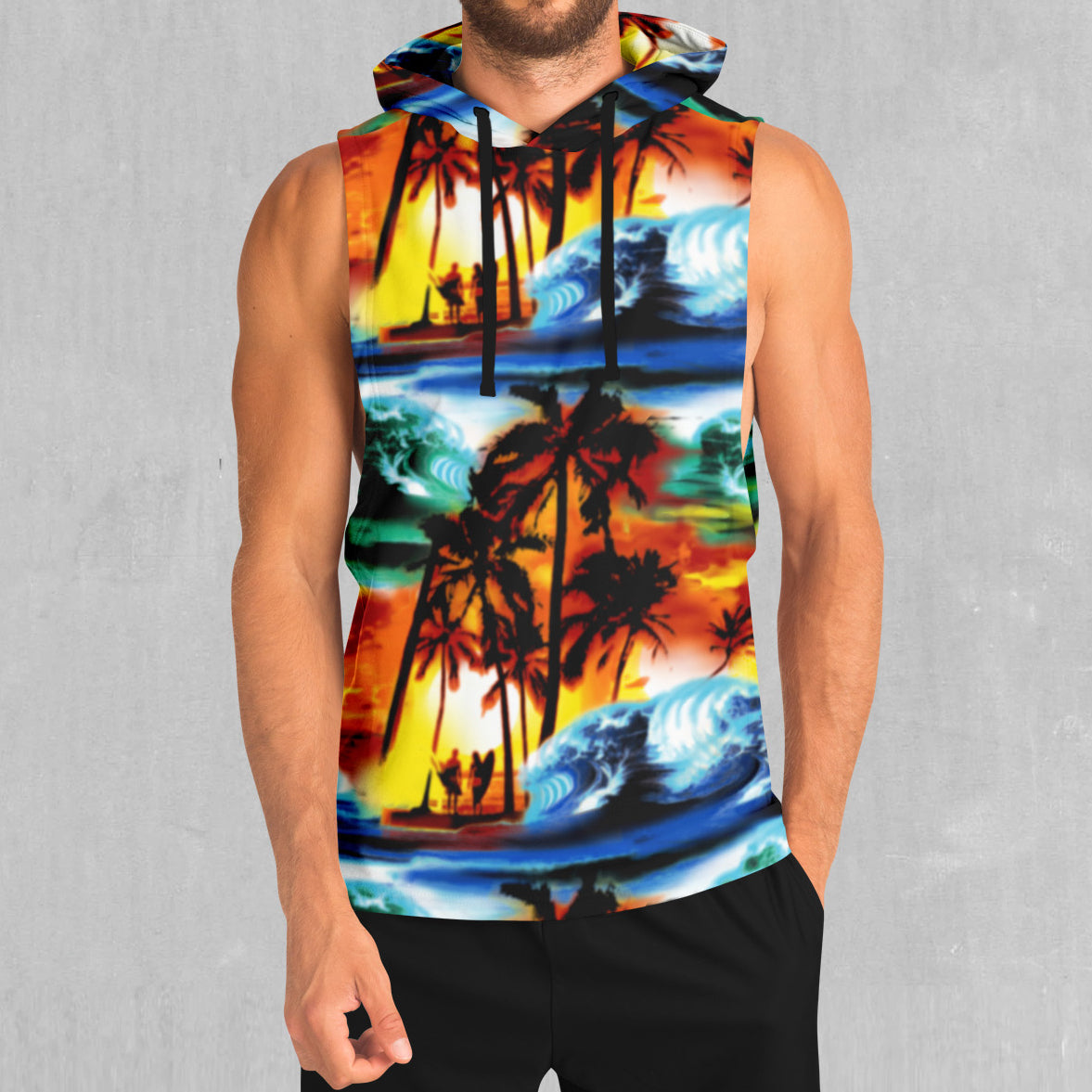 Paradise Dreams Sleeveless Hoodie