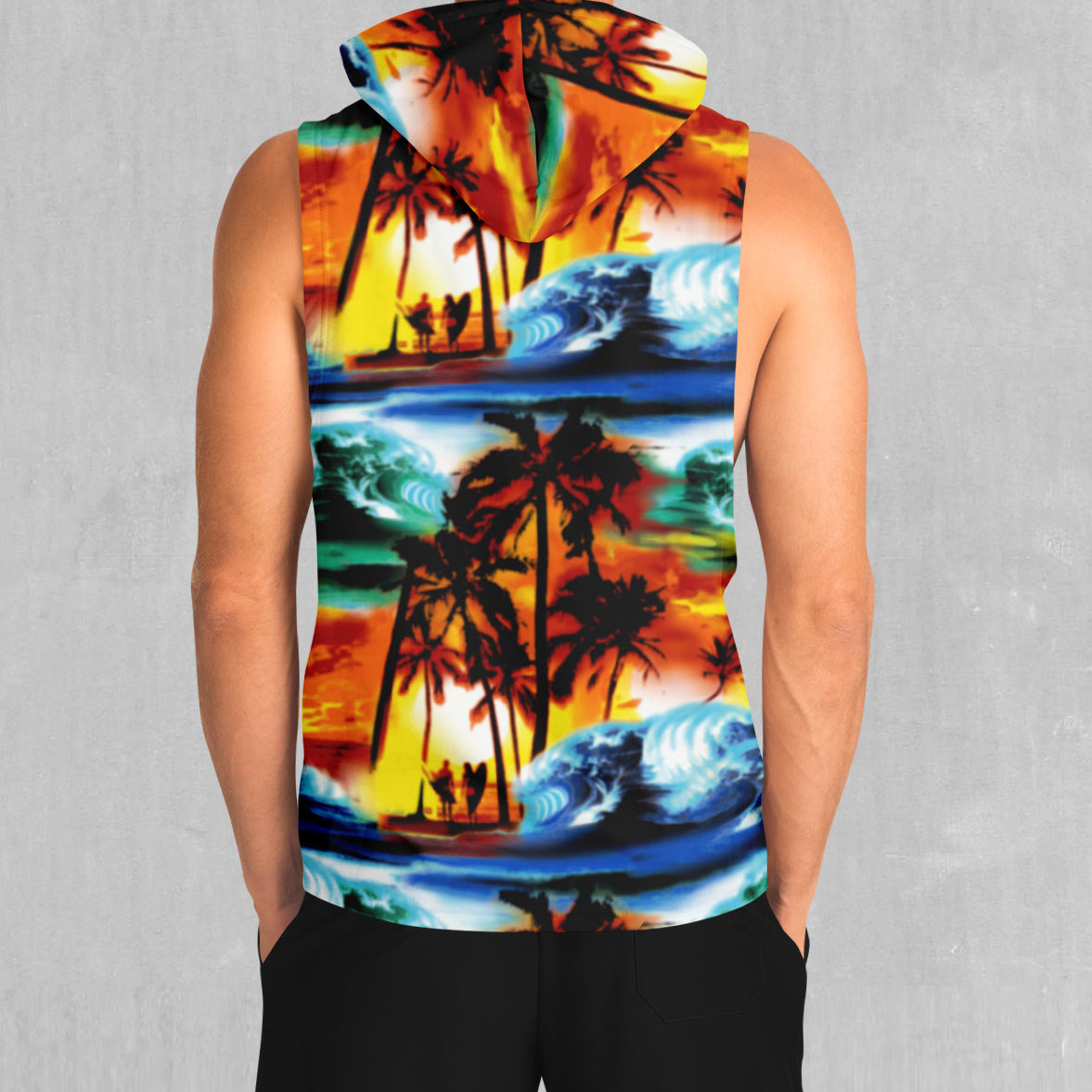 Paradise Dreams Sleeveless Hoodie