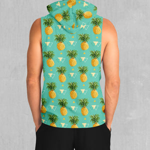 Pineapples Sleeveless Hoodie