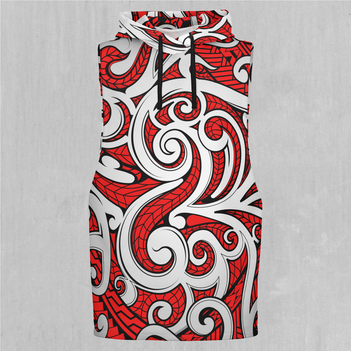 Polynesian Warrior Sleeveless Hoodie