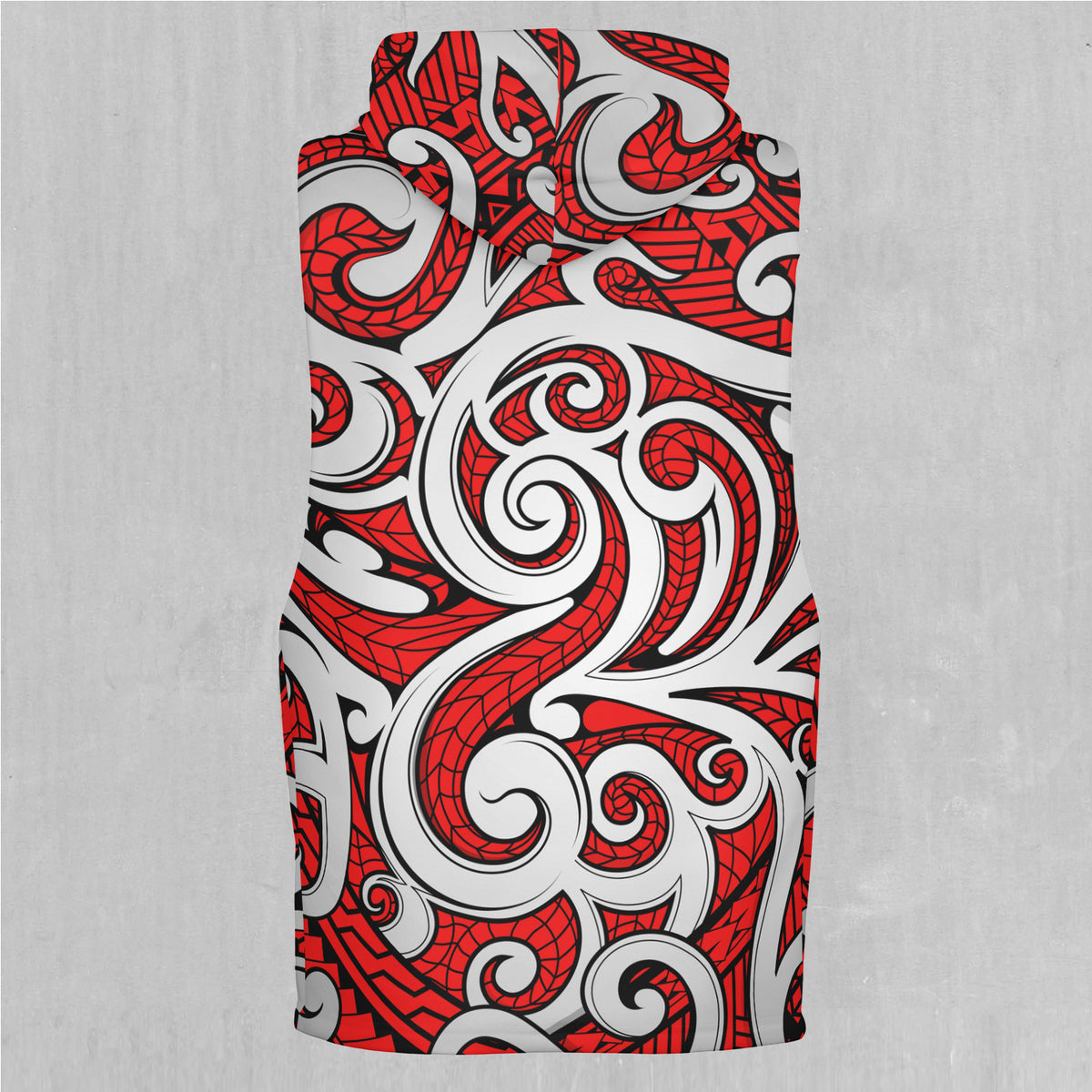 Polynesian Warrior Sleeveless Hoodie