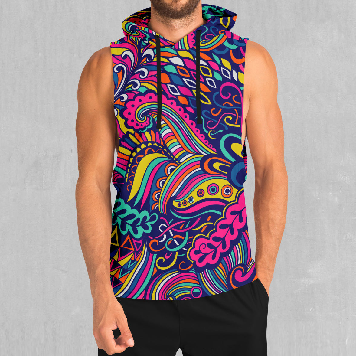 Psychotropic Sleeveless Hoodie