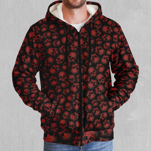 Boneyard (Red) Sherpa Hoodie