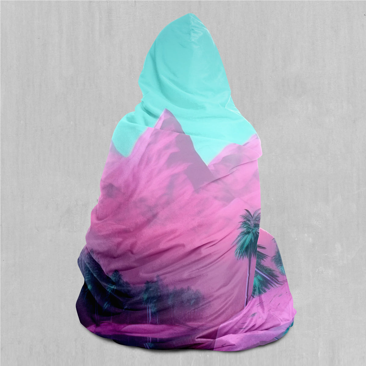 River of Bliss Hooded Blanket