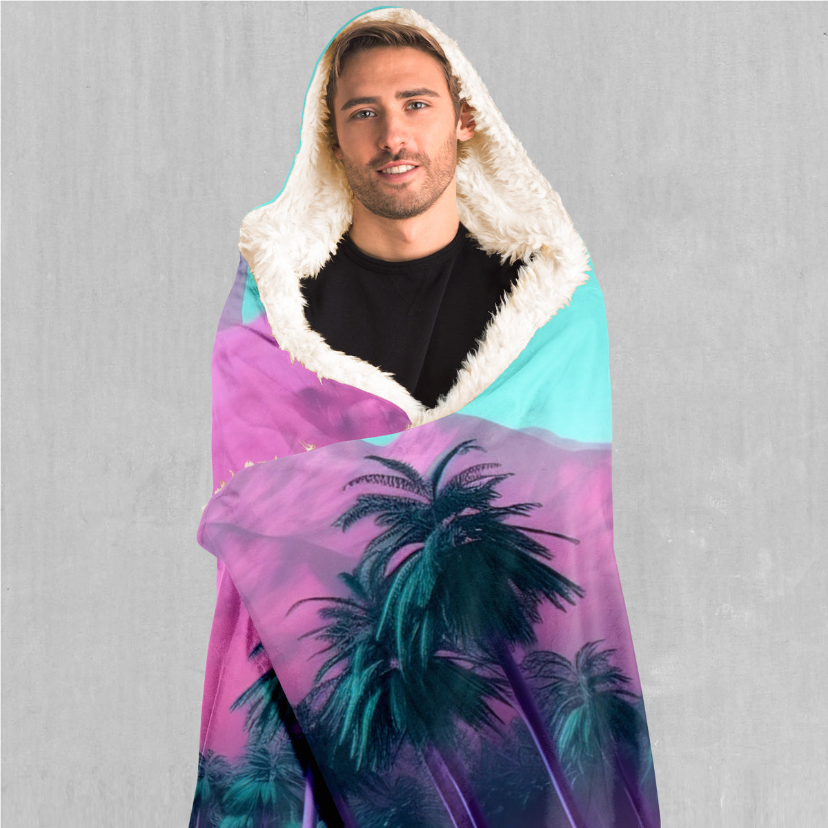 River of Bliss Hooded Blanket