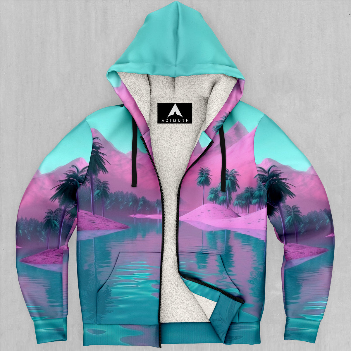 River of Bliss Sherpa Hoodie