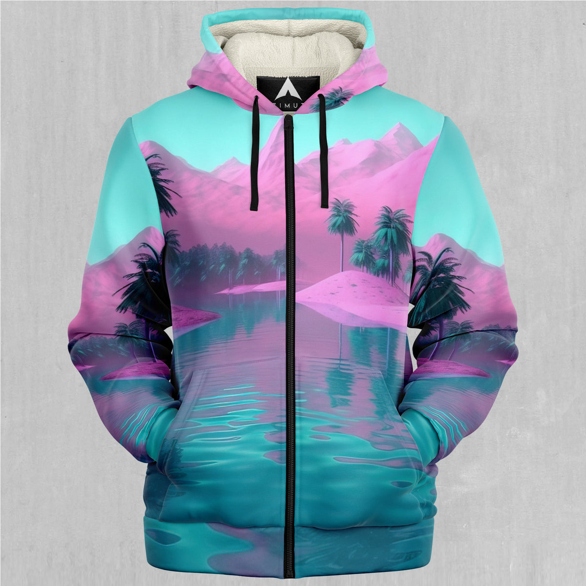 River of Bliss Sherpa Hoodie
