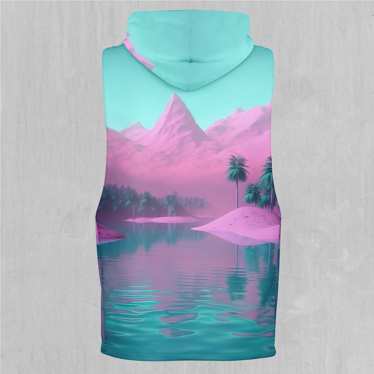 River of Bliss Sleeveless Hoodie