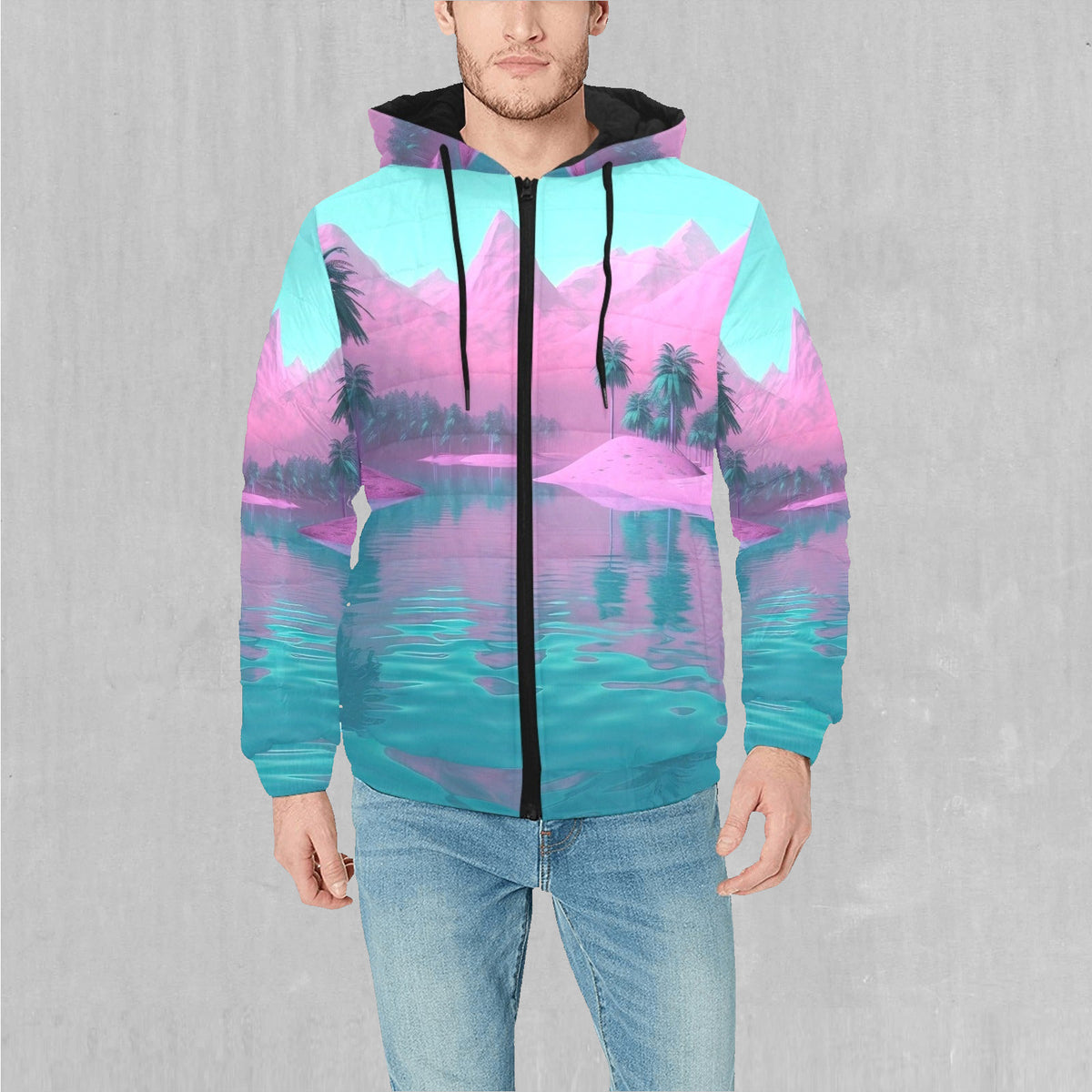 River of Bliss Puffer Jacket