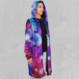 Rogue Planets Zip Up Cloak (Black Fur)