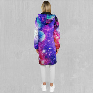 Rogue Planets Zip Up Cloak (Black Fur)