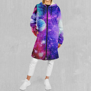 Rogue Planets Zip Up Cloak (White Fur)