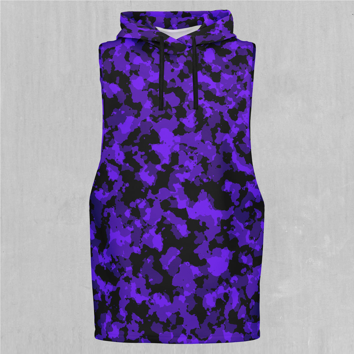 Royalty Purple Camo Sleeveless Hoodie