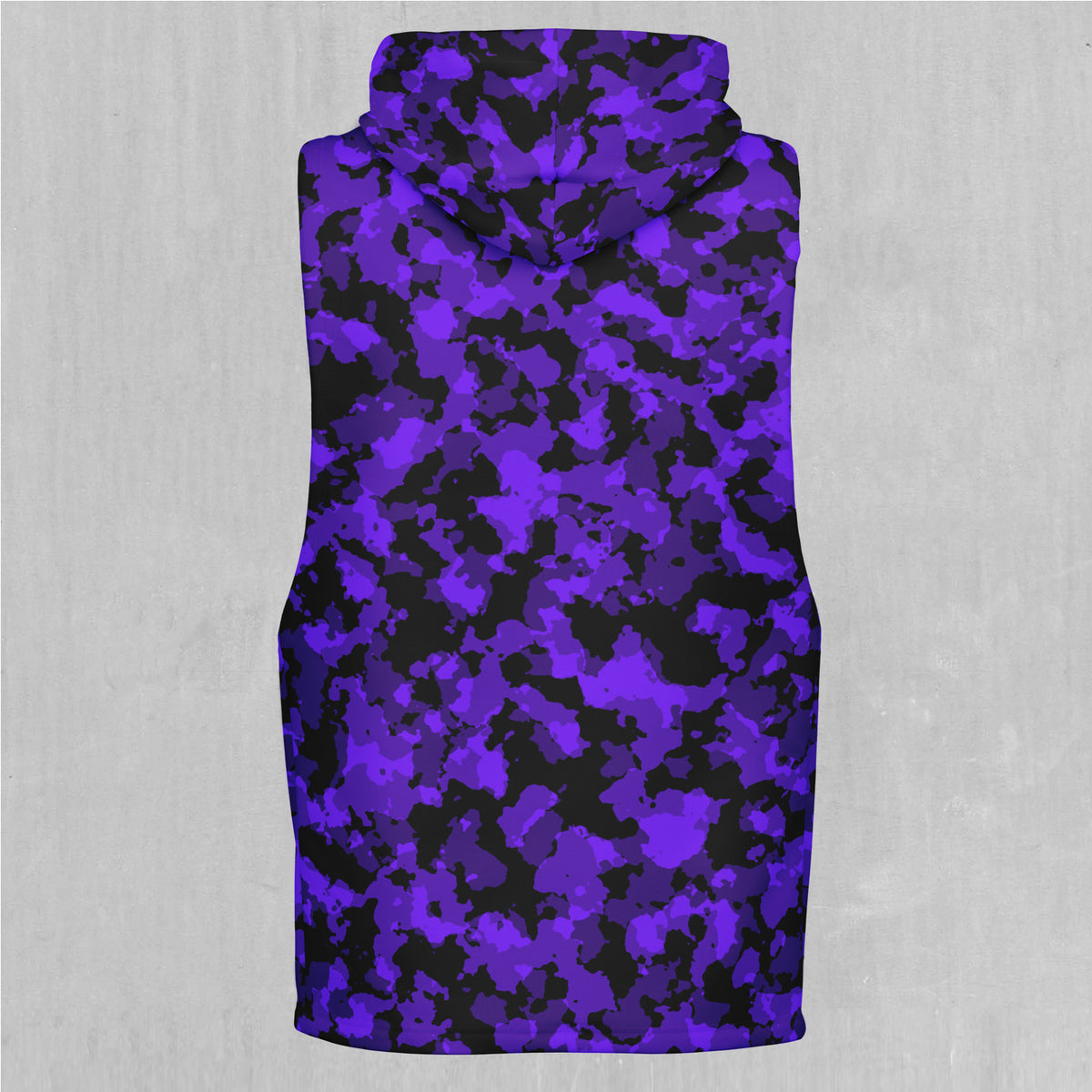 Royalty Purple Camo Sleeveless Hoodie