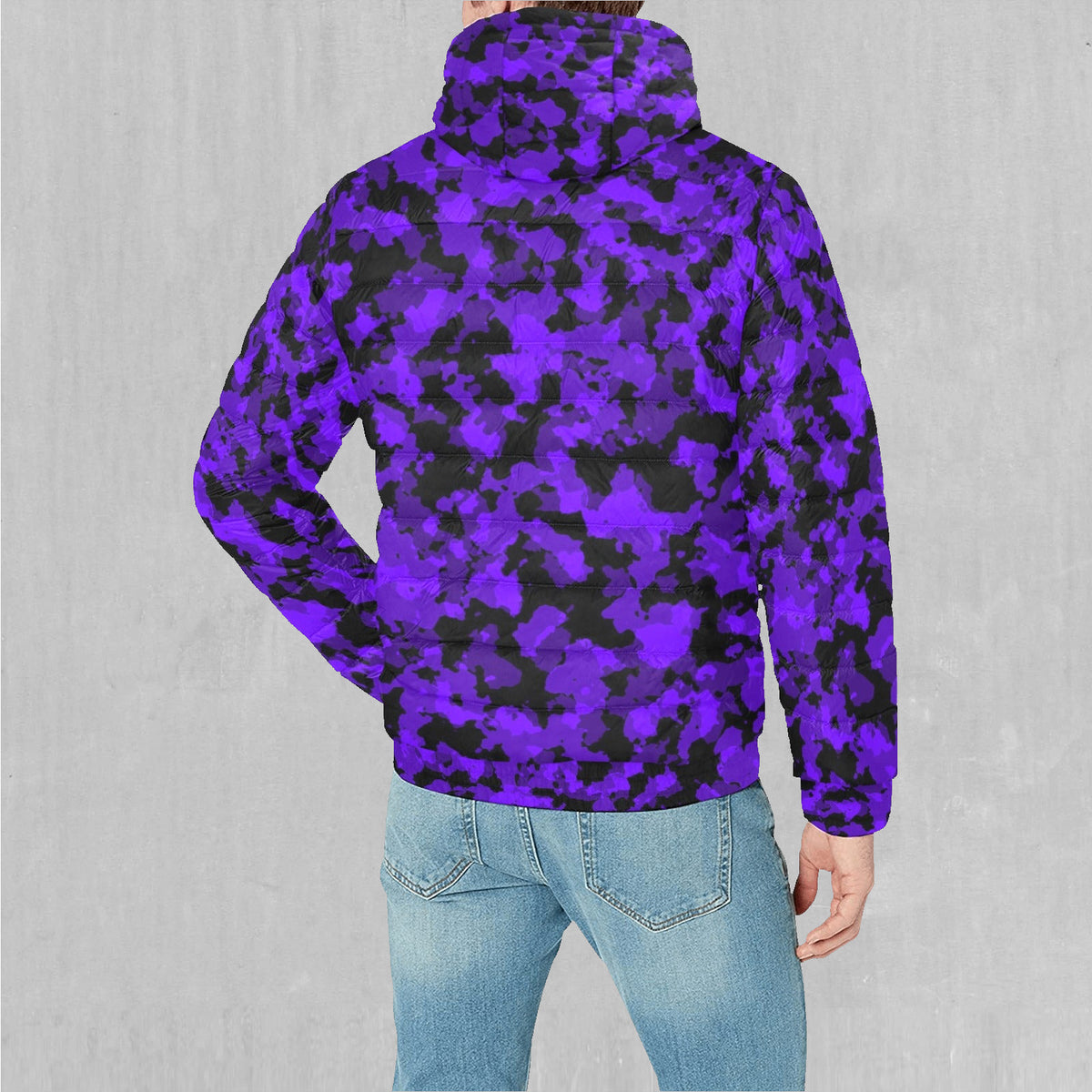 Royalty Purple Camo Puffer Jacket