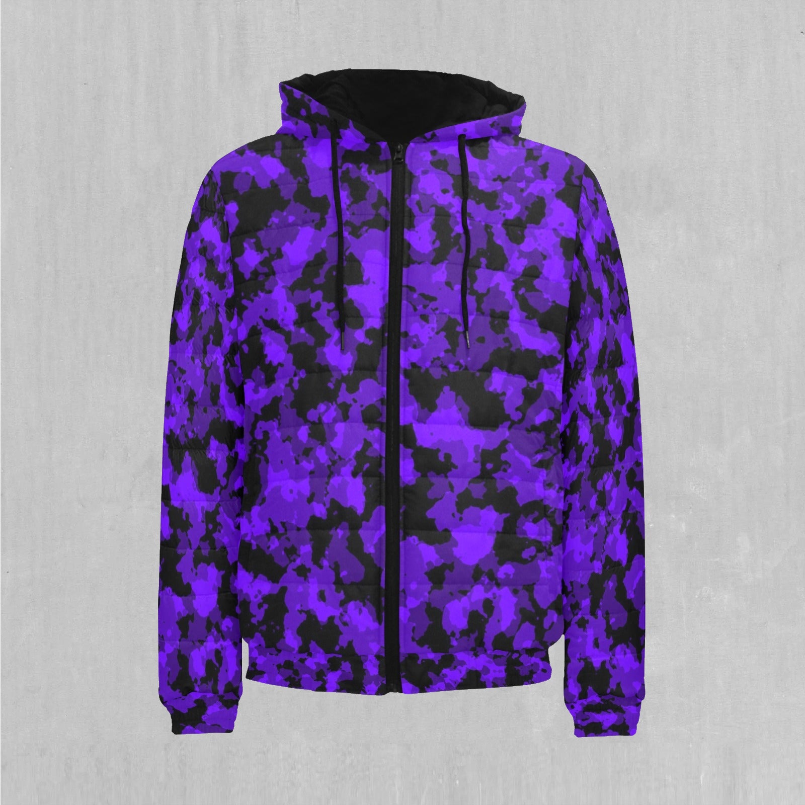 Royalty Purple Camo Puffer Jacket