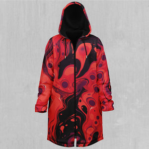 Scarlet Fusion Zip Up Cloak (Black Fur)