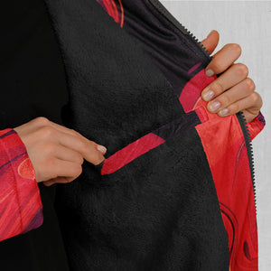 Scarlet Fusion Zip Up Cloak (Black Fur)