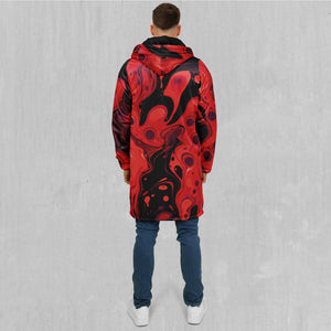 Scarlet Fusion Zip Up Cloak (Black Fur)