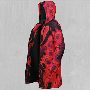 Scarlet Fusion Zip Up Cloak (Black Fur)