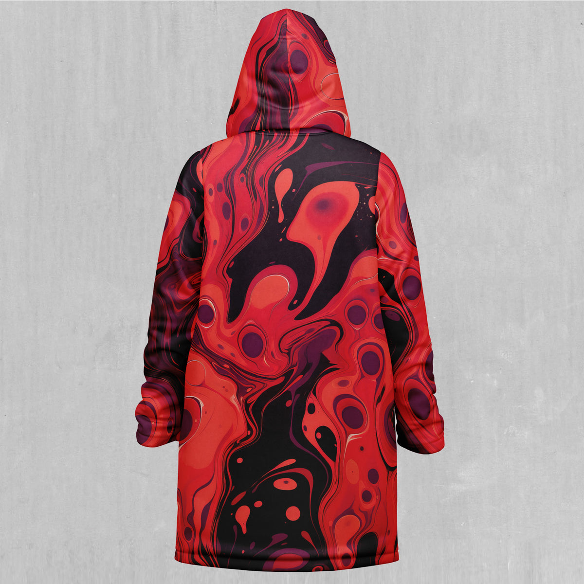 Scarlet Fusion Zip Up Cloak (White Fur)