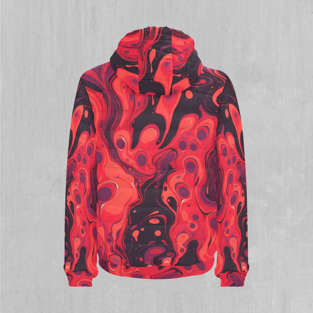 Scarlet Fusion Puffer Jacket