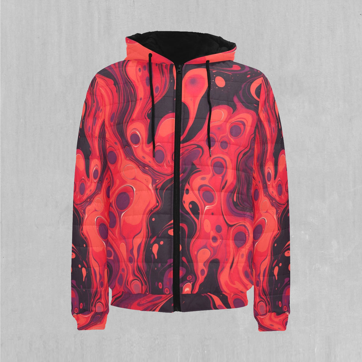 Scarlet Fusion Puffer Jacket