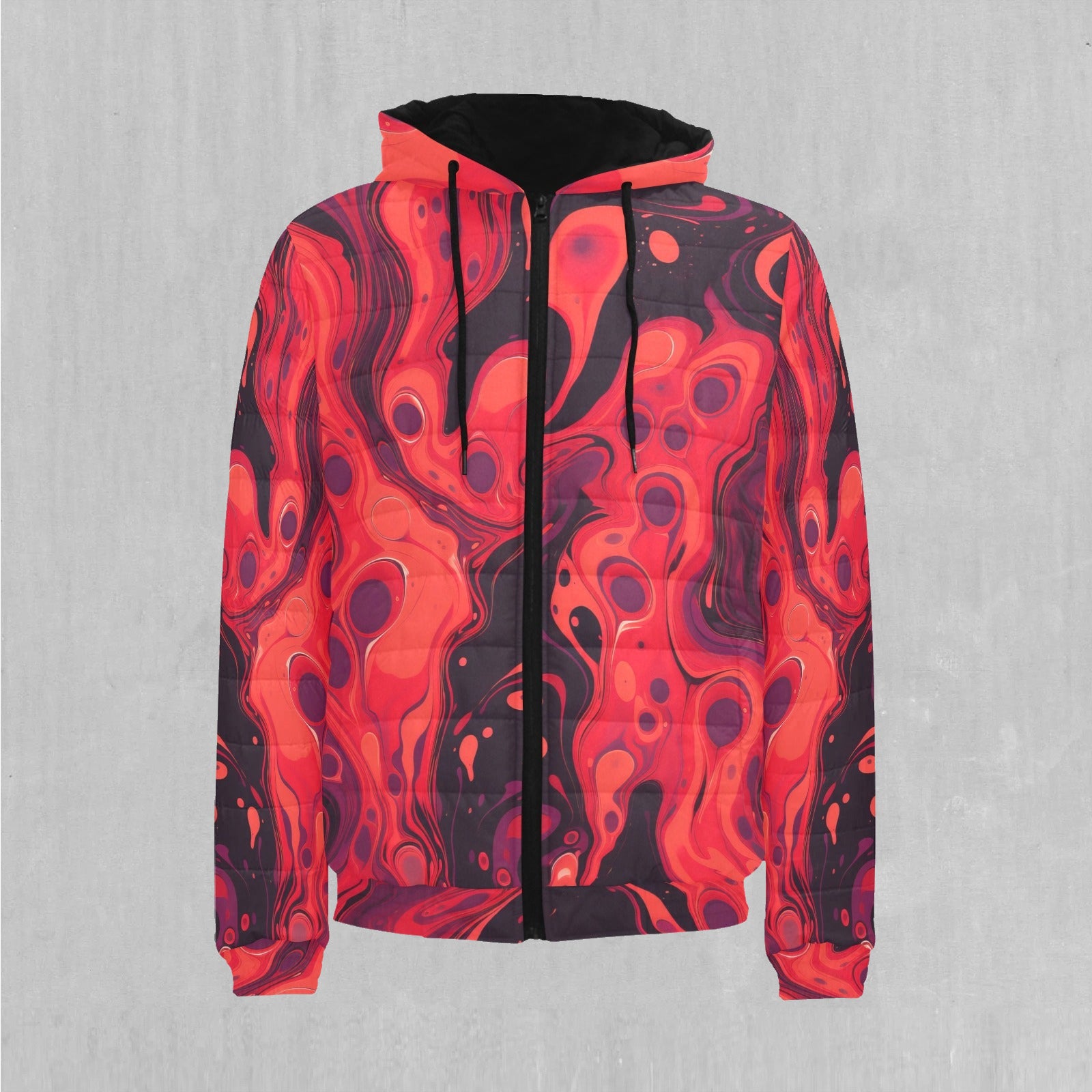 Scarlet Fusion Puffer Jacket