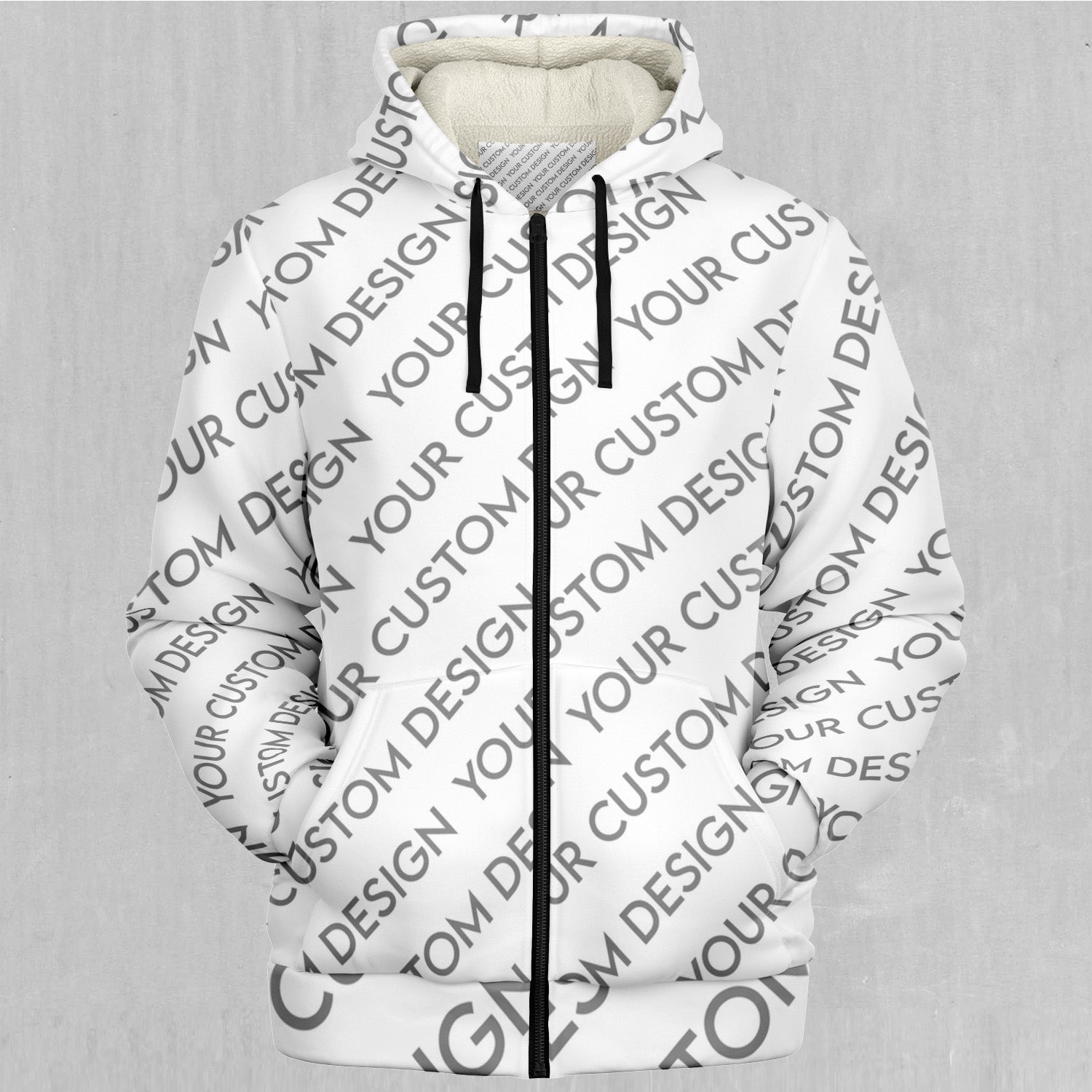 Custom Sherpa Hoodie